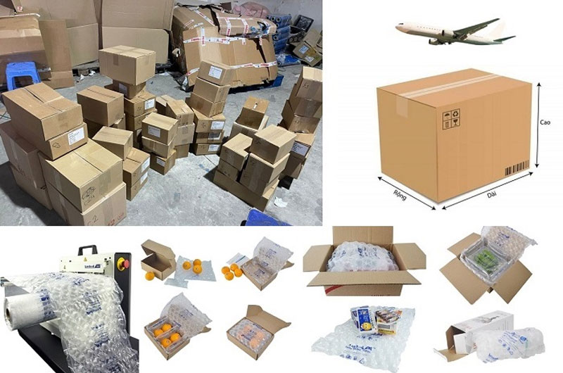 Kích thước thùng ký gửi máy bay đi Mỹ theo quy định mới nhất