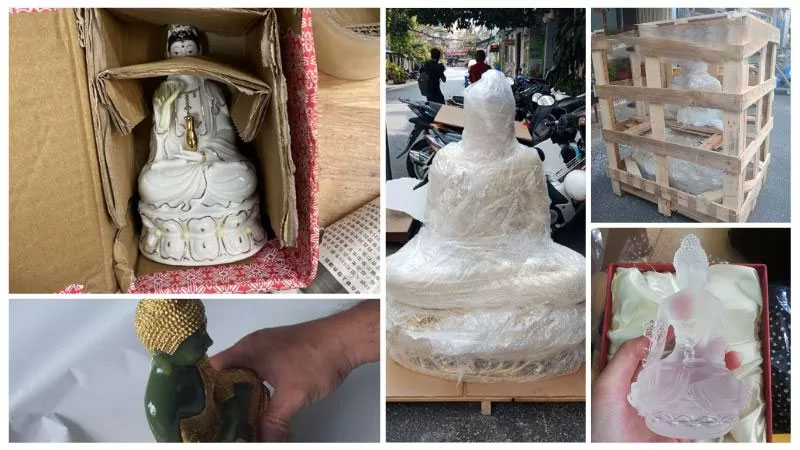Dịch vụ gửi tượng Phật đi Mỹ uy tín, giá cước tiết kiệm