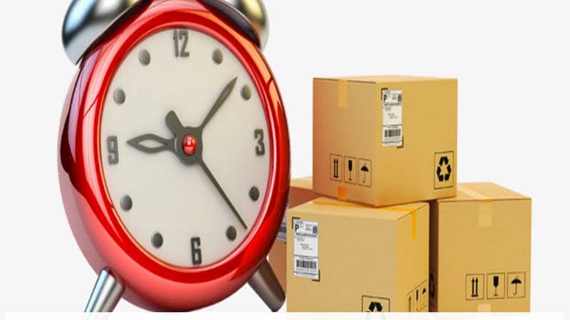 Thời gian vận chuyển thực tế phụ thuộc vào nhiều yếu tố.