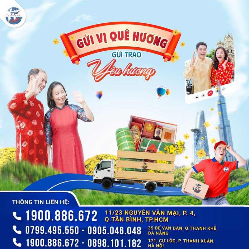 Gửi đặc sản Việt Nam đi Mỹ