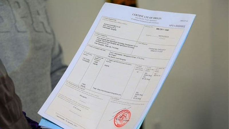 Nộp hồ sơ xin cấp C/O