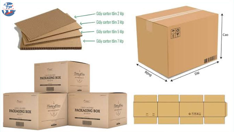 Quy cách thùng carton đóng hàng chuyển phát nhanh